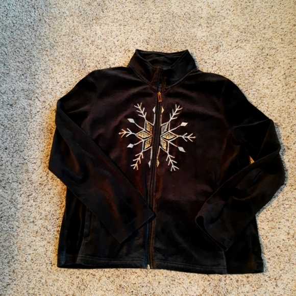 ❄️0nque Casuals/Velour Jacket/LET IT SNOW - Picture 3 of 5